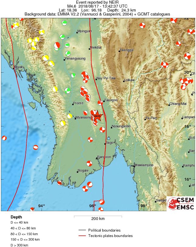 Regional moment Tensor