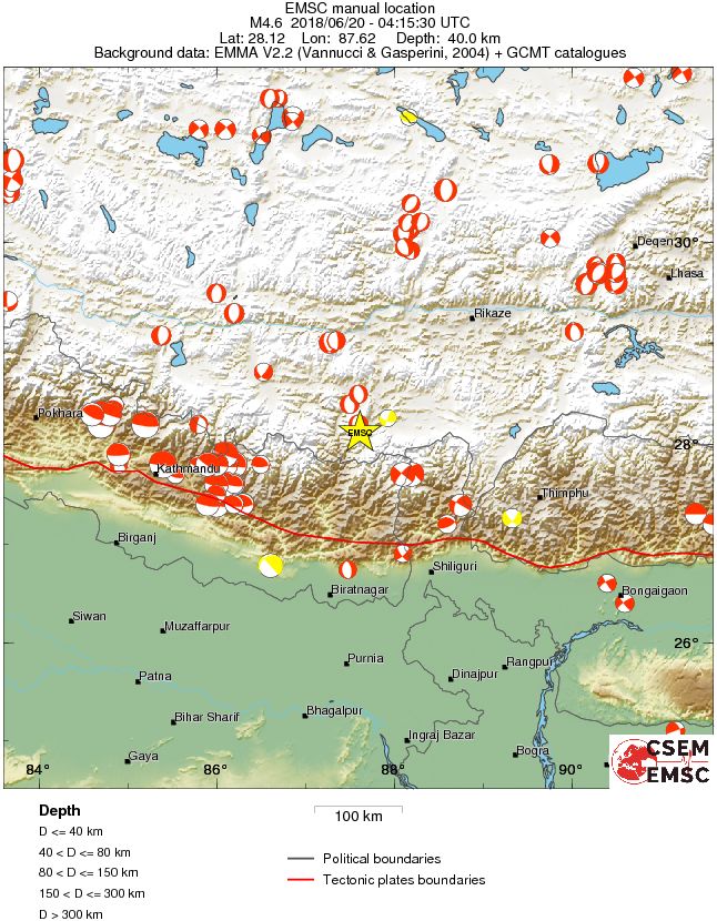 Regional moment Tensor