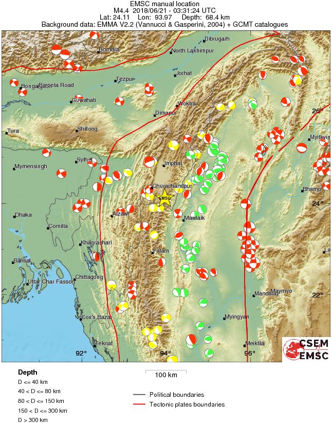 Regional moment Tensor