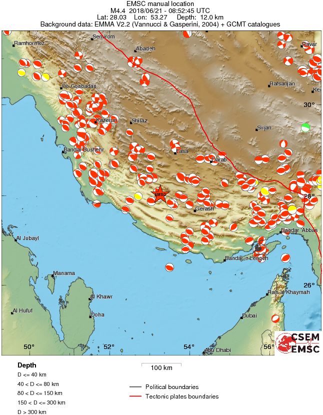 Regional moment Tensor