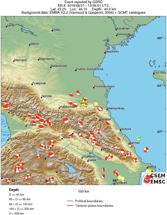 Regional moment Tensor