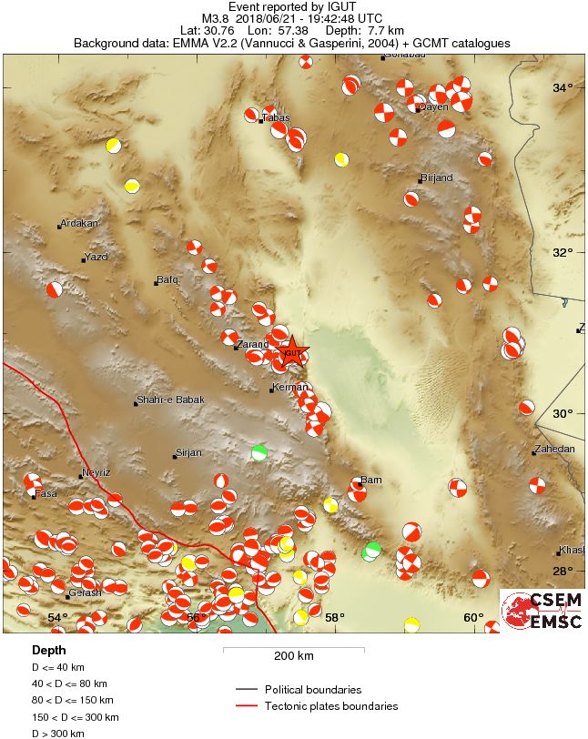 Regional moment Tensor