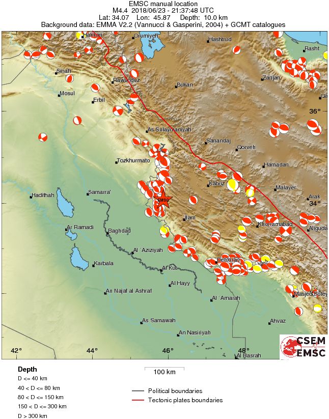 Regional moment Tensor