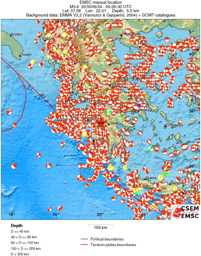 Regional moment Tensor