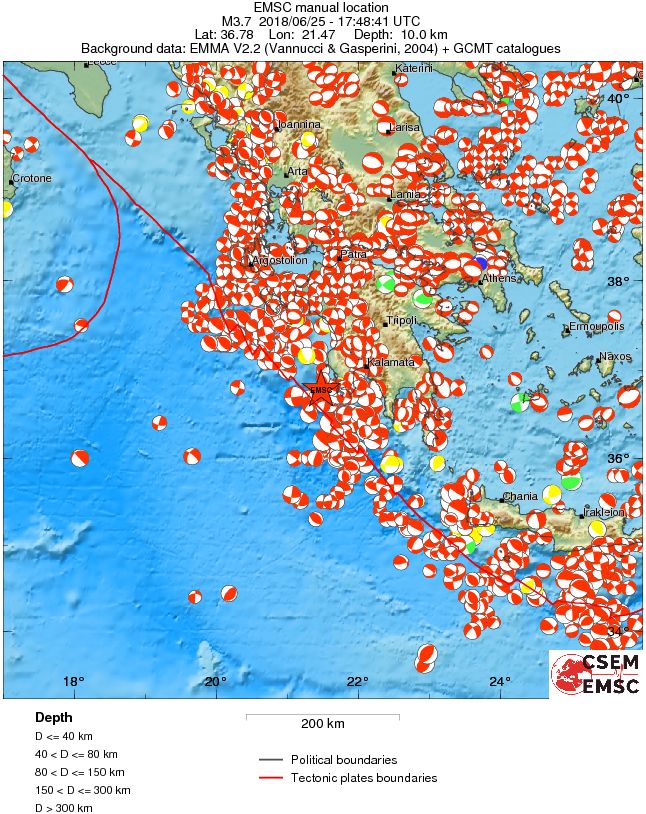 Regional moment Tensor