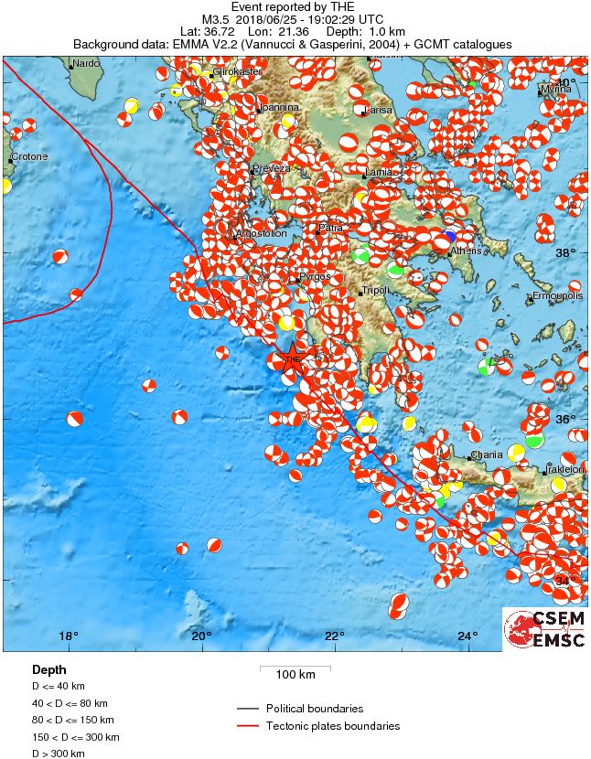 Regional moment Tensor