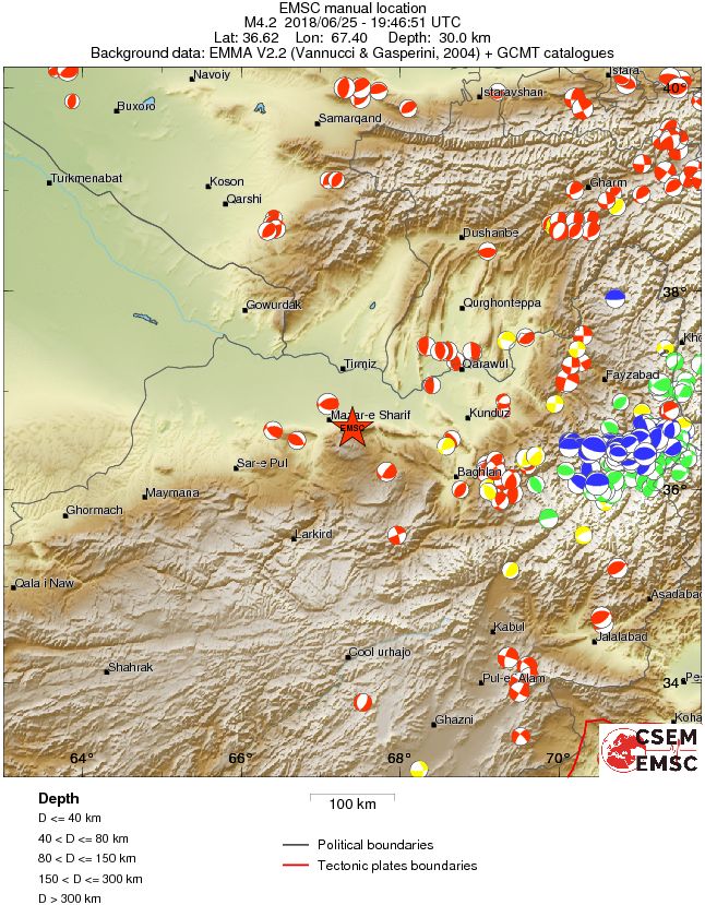 Regional moment Tensor