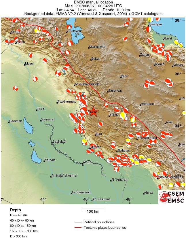 Regional moment Tensor
