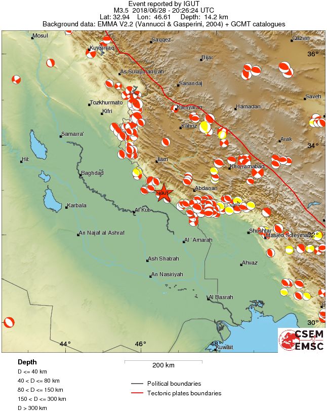 Regional moment Tensor