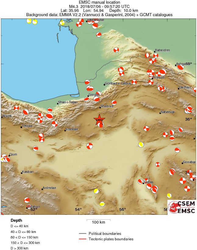 Regional moment Tensor