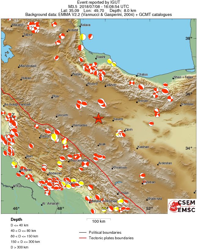 Regional moment Tensor
