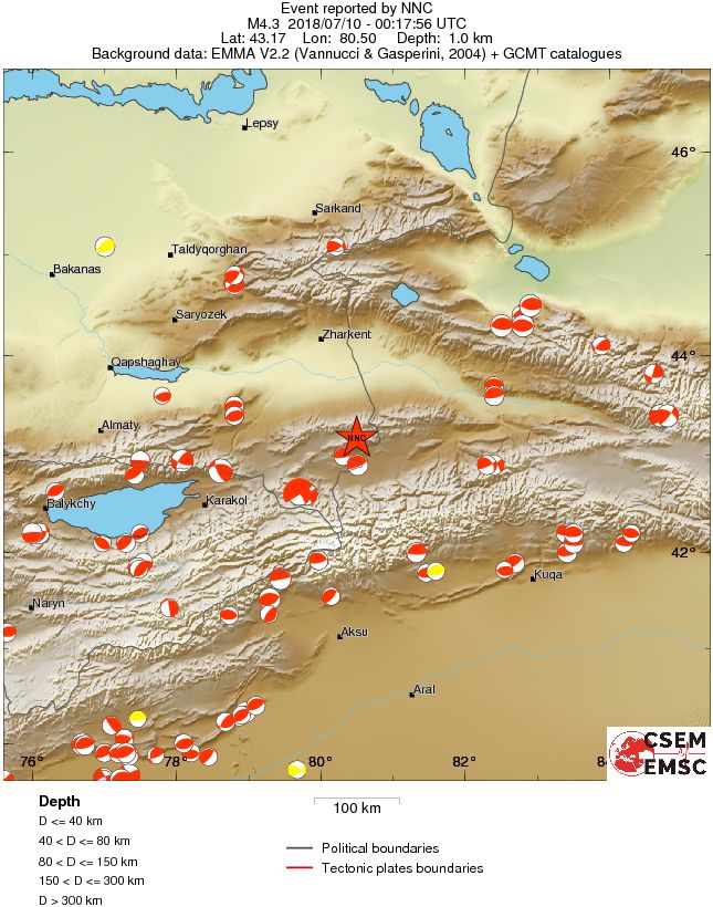Regional moment Tensor