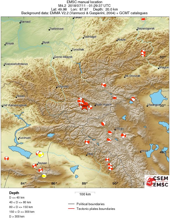 Regional moment Tensor
