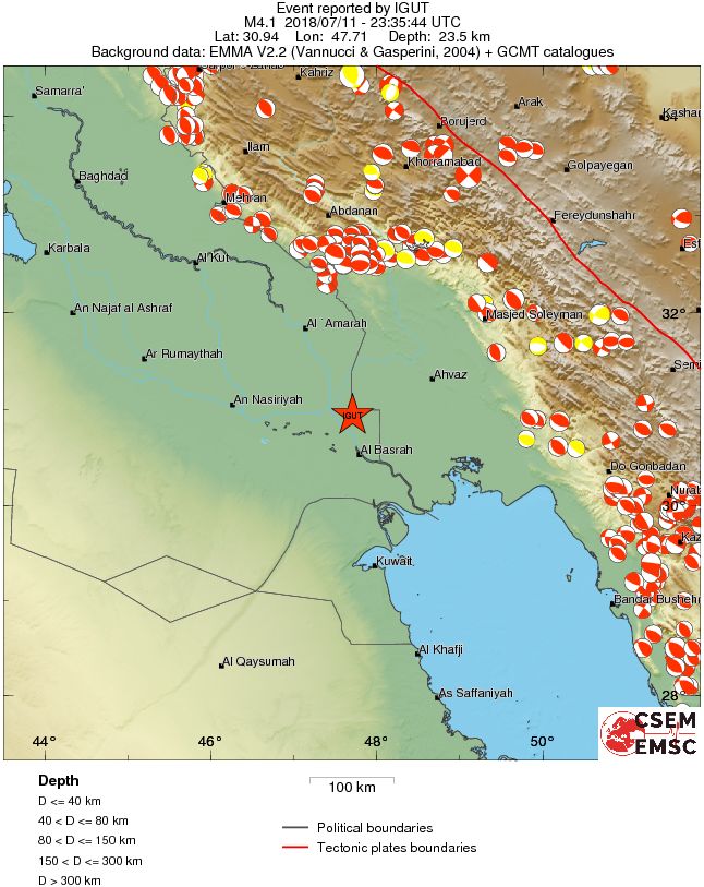 Regional moment Tensor