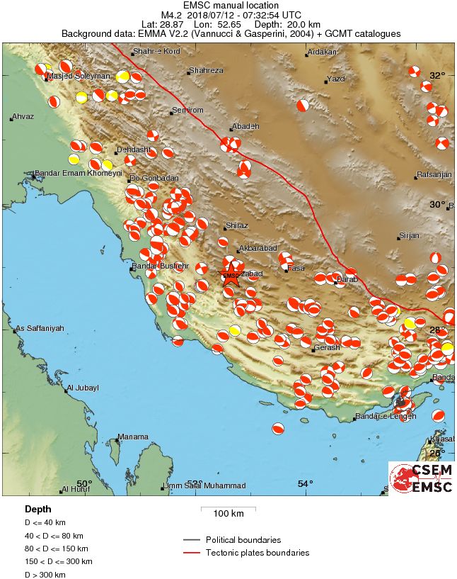 Regional moment Tensor