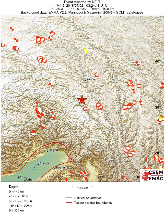 Regional moment Tensor