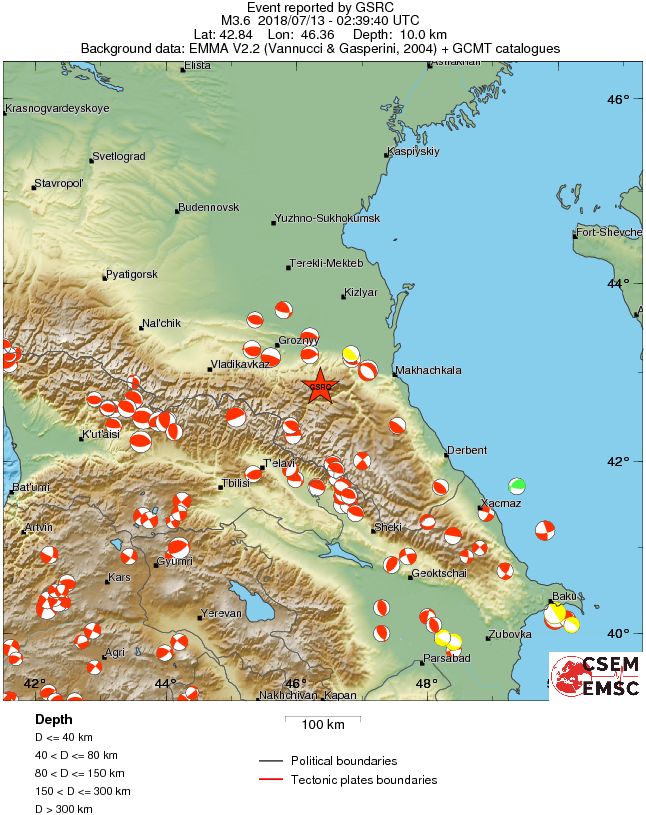 Regional moment Tensor