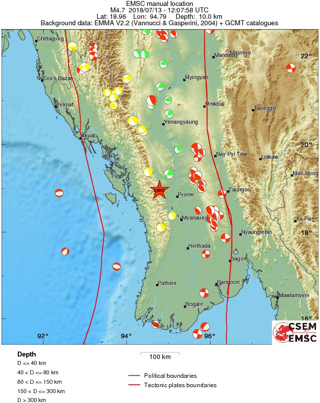 Regional moment Tensor