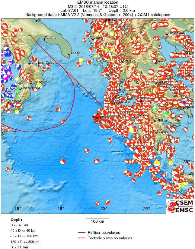 Regional moment Tensor