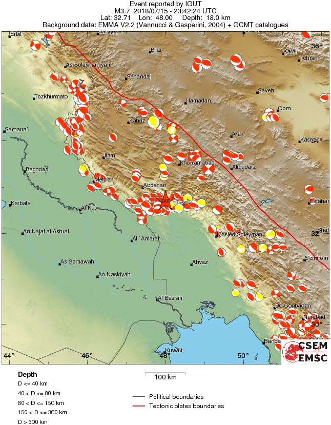 Regional moment Tensor