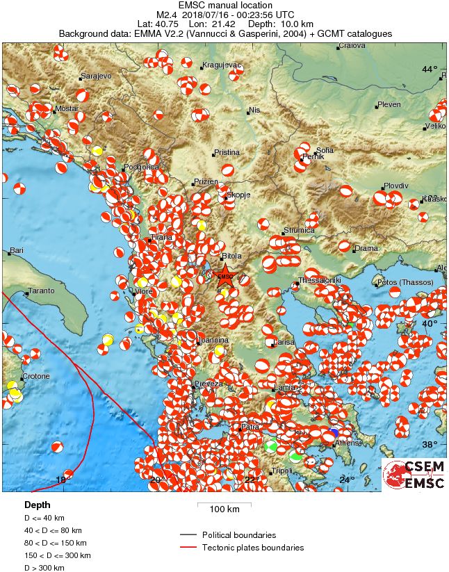 Regional moment Tensor