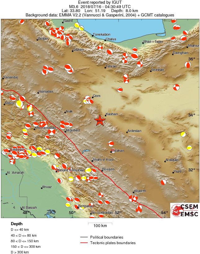 Regional moment Tensor