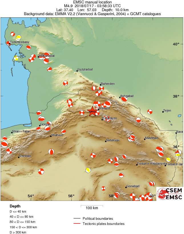 Regional moment Tensor