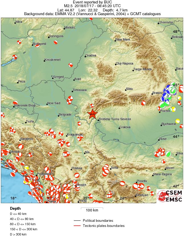 Regional moment Tensor