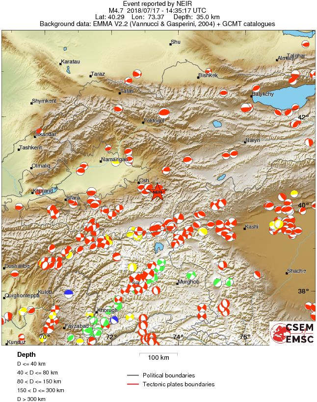 Regional moment Tensor