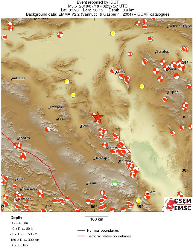Regional moment Tensor