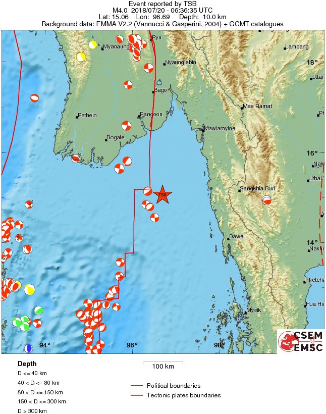 Regional moment Tensor