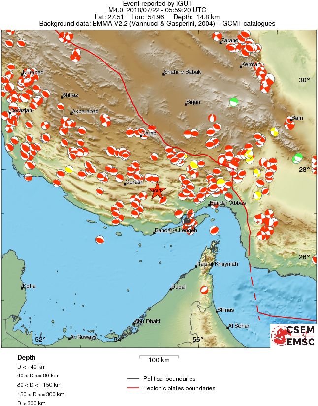 Regional moment Tensor
