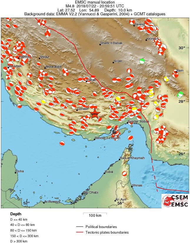 Regional moment Tensor