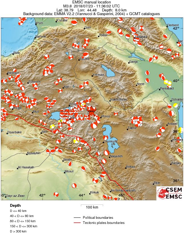 Regional moment Tensor