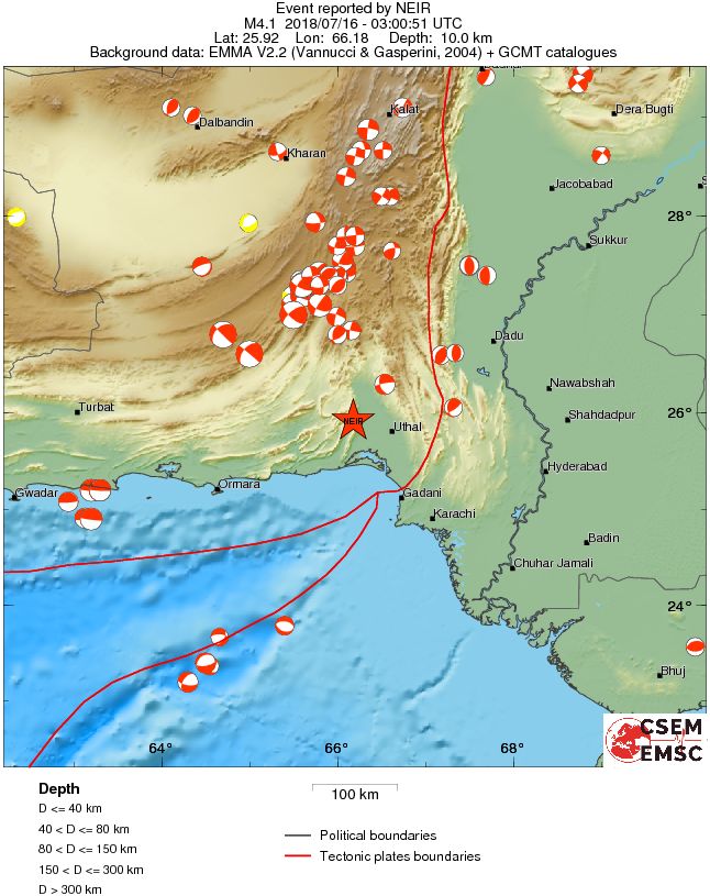 Regional moment Tensor