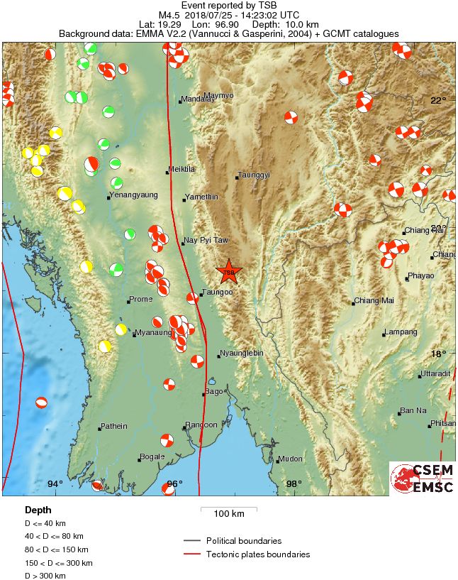 Regional moment Tensor