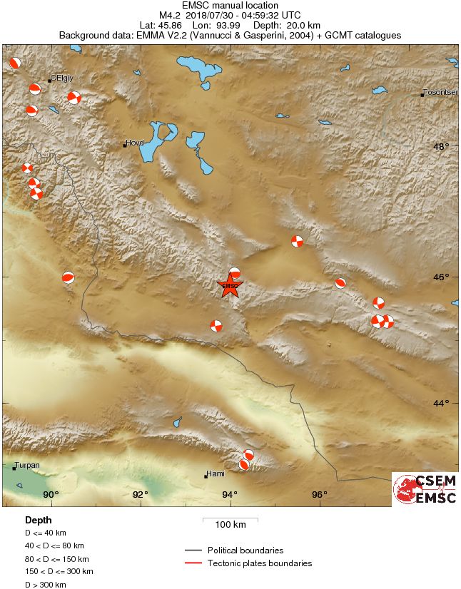 Regional moment Tensor