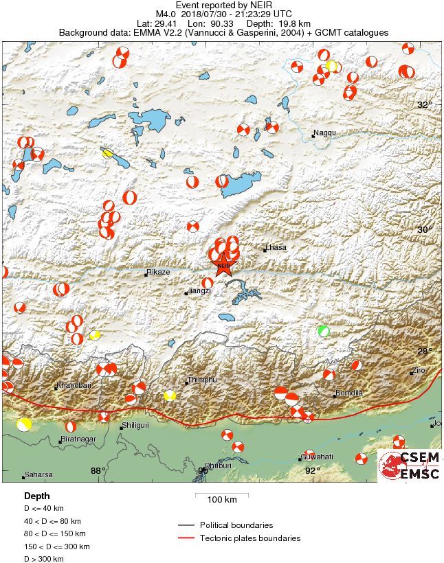 Regional moment Tensor