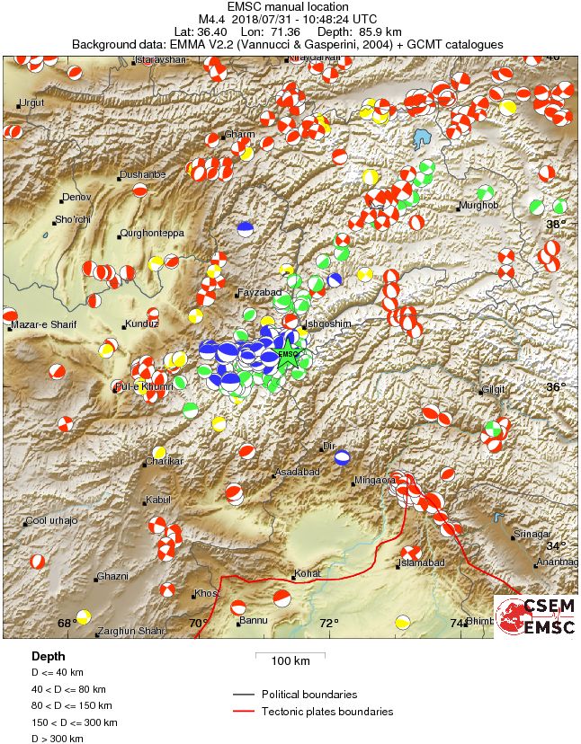 Regional moment Tensor
