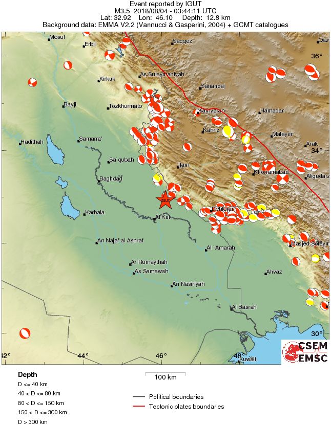 Regional moment Tensor