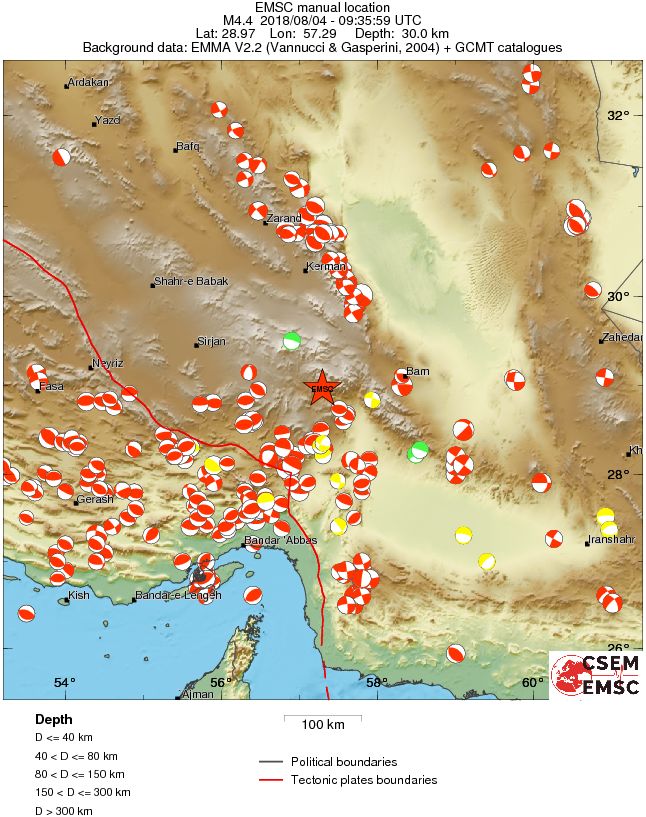 Regional moment Tensor