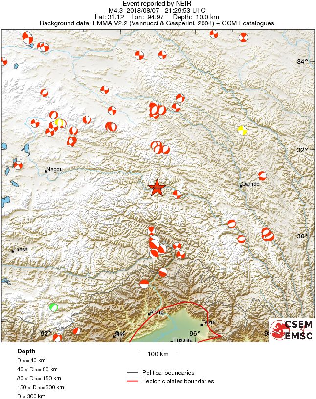 Regional moment Tensor