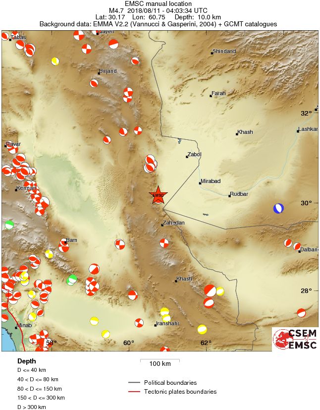 Regional moment Tensor