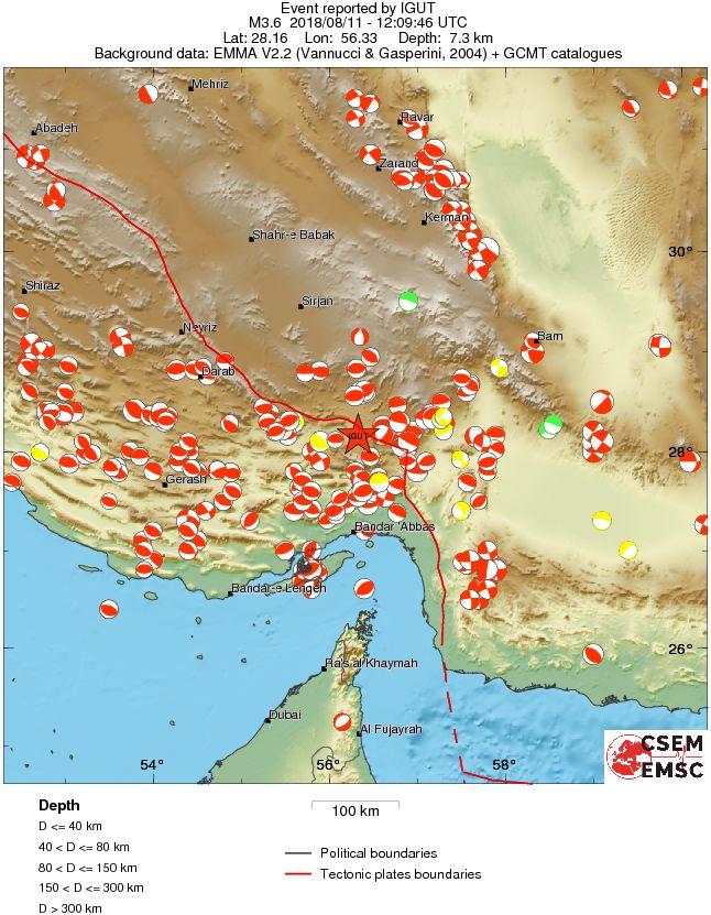 Regional moment Tensor