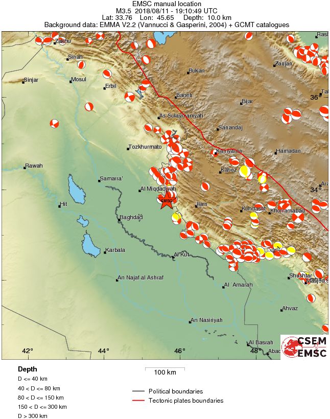 Regional moment Tensor