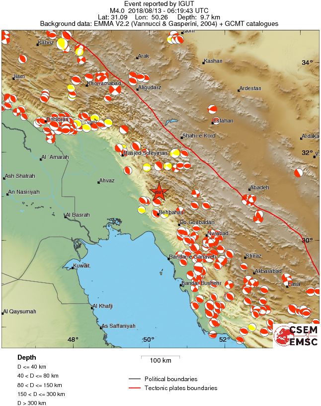 Regional moment Tensor