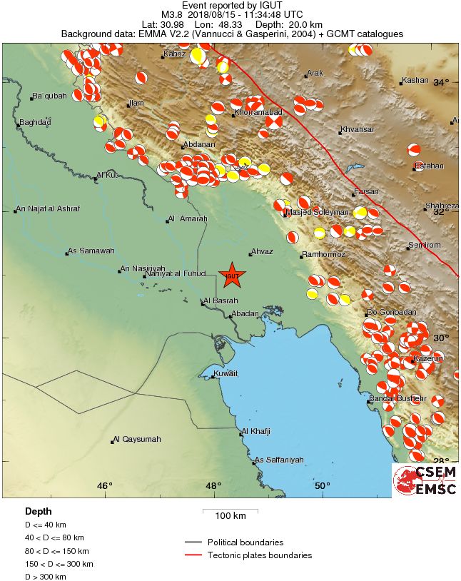 Regional moment Tensor
