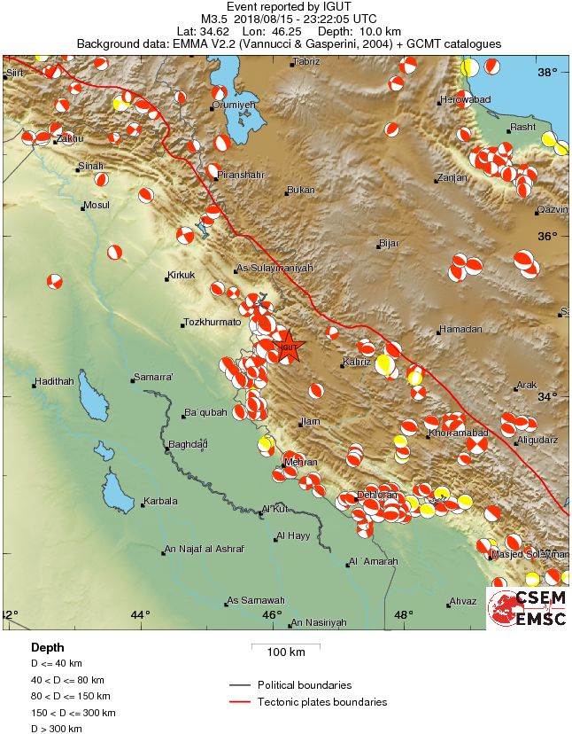 Regional moment Tensor