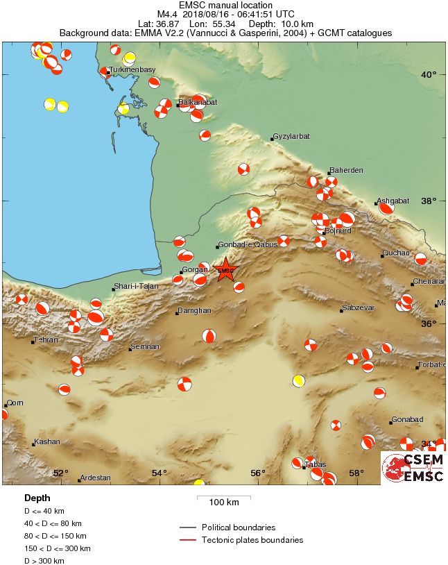 Regional moment Tensor