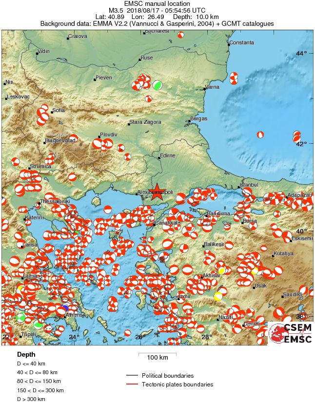 Regional moment Tensor